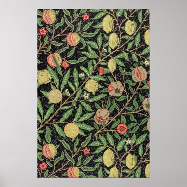 William Morris fruktmönster (1862)  Poster (Framsidan)