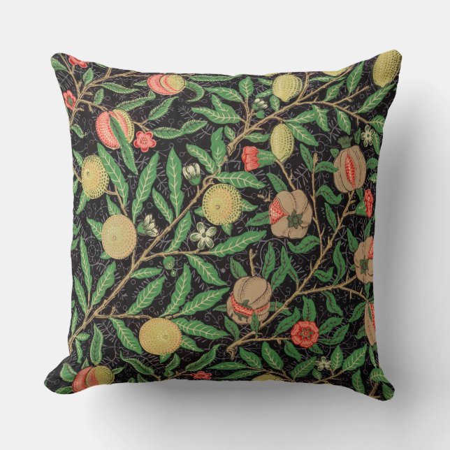 William Morris fruktmönster Kudde (Framsida)