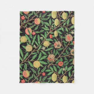 William Morris fruktmönster Vintage Fleecefilt