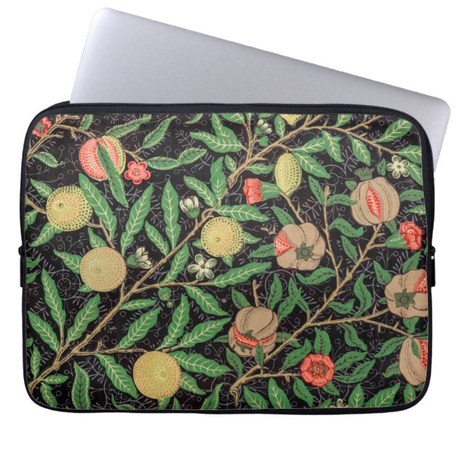 William Morris fruktmönster Vintage Laptop Fodral (Framsidan)