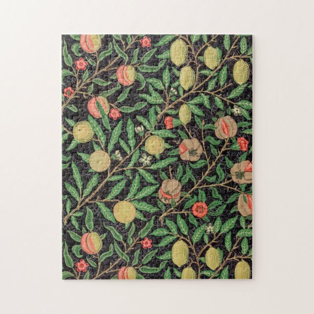 William Morris fruktmönster Vintage Pussel (Vertikal)