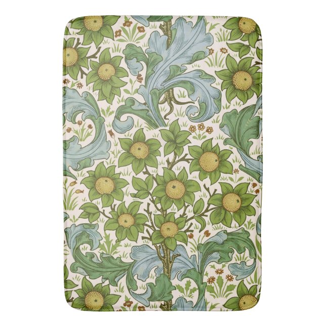 William Morris' fruktträdgårdsmönster Art Nouveau Badrumsmatta (Framsidan (Vertikal))