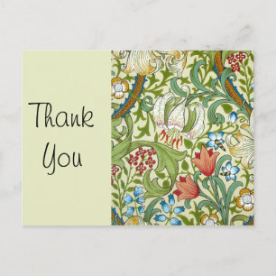 William Morris Garden Lily Bra Tapet Vykort