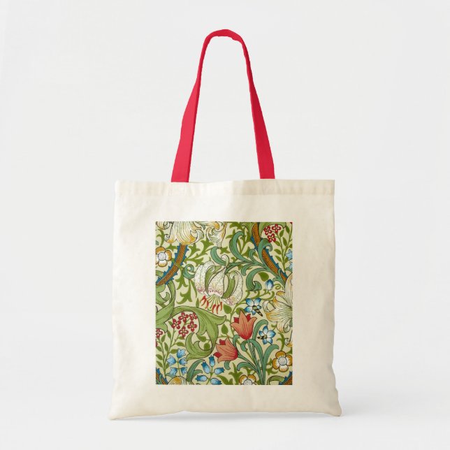 William Morris Garden Lily Tapet Tygkasse (Framsidan)