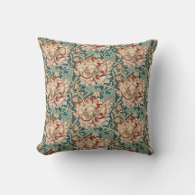 WILLIAM MORRIS GARDEN TAN POPPY BLOMMIGT 10