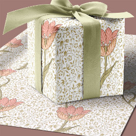 William Morris Garden Tulip Blommönster Presentpapper