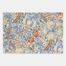 William Morris Gold Lily viktoriansk tapet