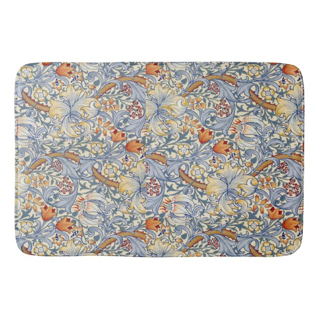 William Morris Gold Lily viktoriansk tapet Badrumsmatta (Framsidan)