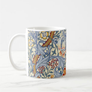 William Morris Gold Lily viktoriansk tapet Kaffemugg