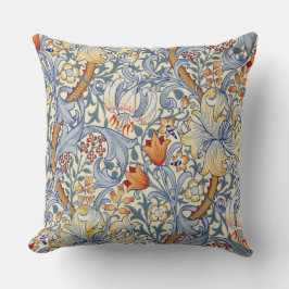 William Morris Gold Lily viktoriansk tapet Kudde