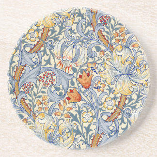William Morris Gold Lily viktoriansk tapet Underlägg