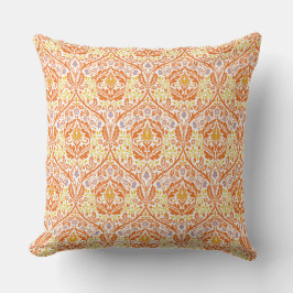 William Morris Golden Bough Orange Blue and White Kudde