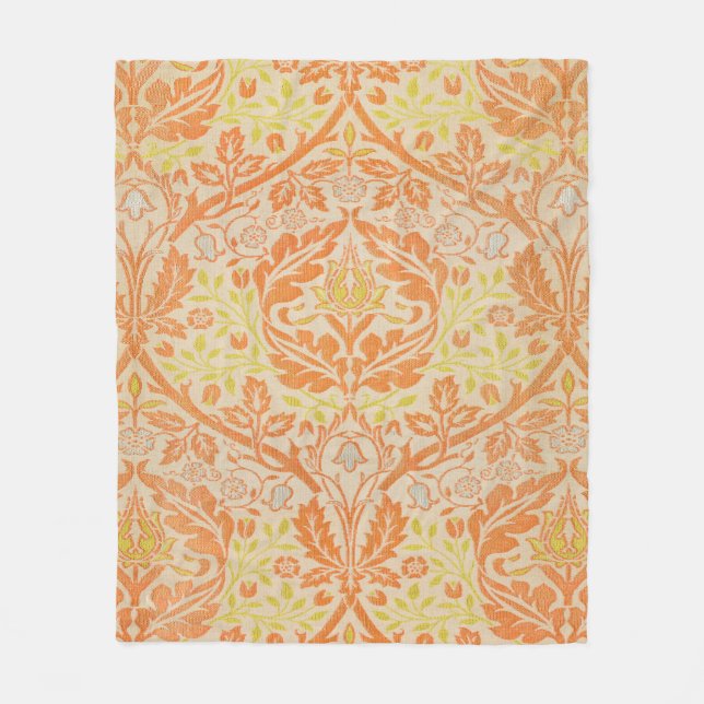 William Morris Golden Bough Tapestry Mönster Fleecefilt (Framsidan)