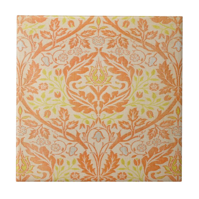 William Morris Golden Bough Tapestry Mönster Kakelplatta (Framsidan)