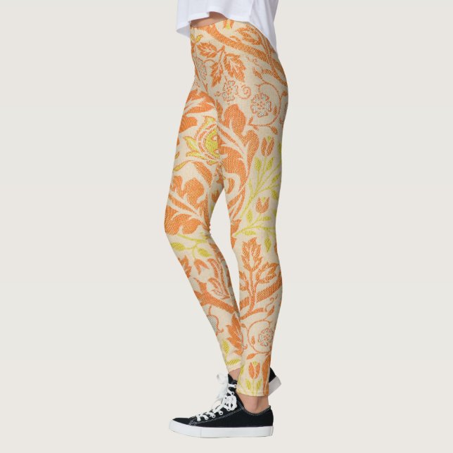 William Morris Golden Bough Tapestry Mönster Leggings (Vänster)