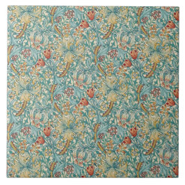 William Morris "Golden Lily" 3 Kakelplatta