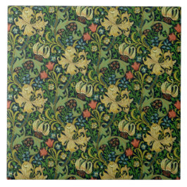 William Morris "Golden Lily" 4 Kakelplatta