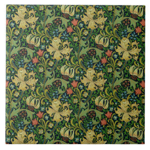 William Morris "Golden Lily" 4 Kakelplatta