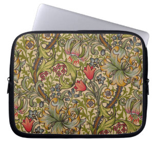 William Morris Golden Lily Antique Laptop Fodral