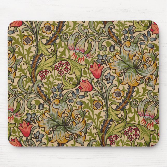 William Morris Golden Lily Antique Musmatta (Framsidan)