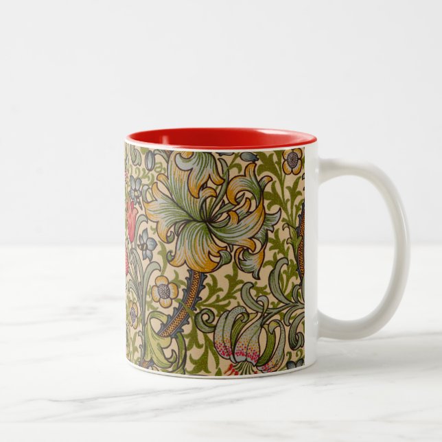 William Morris Golden Lily Antique Två-Tonad Mugg (Höger)
