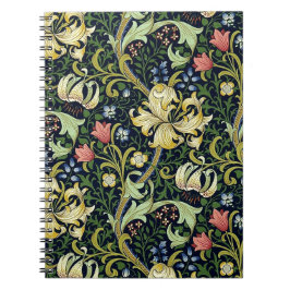 William Morris Golden Lily Blommönster Anteckningsbok