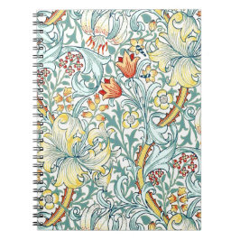 William Morris Golden Lily Blommönster Anteckningsbok