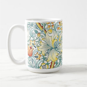 William Morris Golden Lily Blommönster Kaffemugg