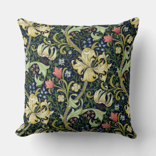 William Morris Golden Lily Blommönster Kudde