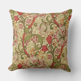 William Morris Golden Lily Blommönster Kudde