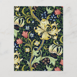 William Morris Golden Lily Blommönster Vykort