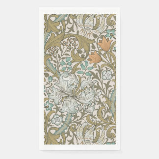 William Morris Golden Lily Blue Guld Classic Pappersservett