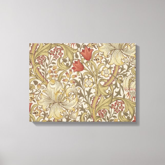 William Morris Golden Lily Canvastryck (Framsida)