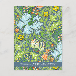 William Morris Golden Lily CC1223 Rörlig Meddelande Vykort