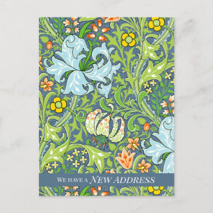 William Morris Golden Lily CC1223 Rörlig Meddelande Vykort