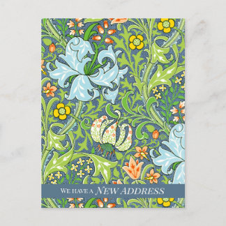 William Morris Golden Lily CC1223 Rörlig Meddelande Vykort