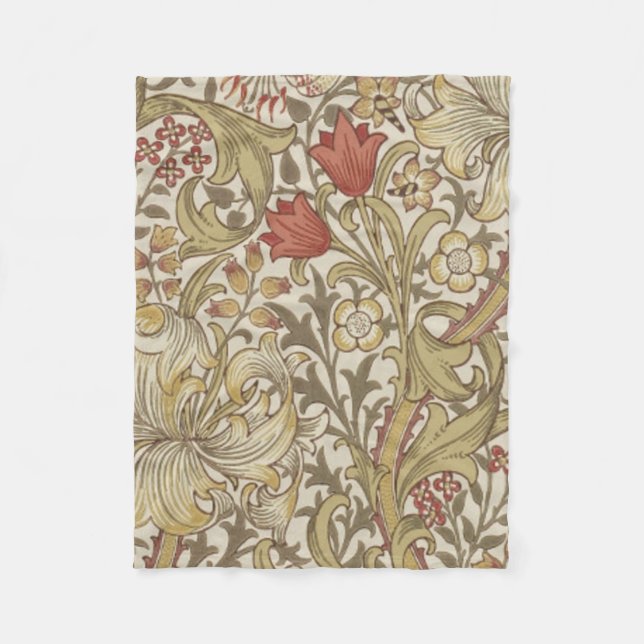 William Morris Golden Lily Fleecefilt (Framsidan)