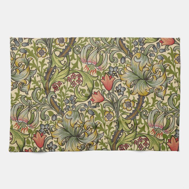 William Morris Golden Lily Kökshandduk (Horisontell)