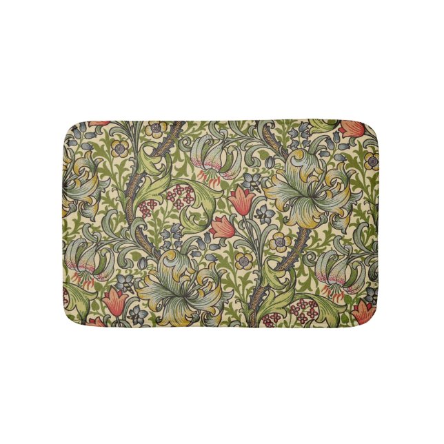 William Morris Golden Lily Restured Mönster Badrumsmatta (Framsidan)