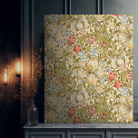 William Morris Golden Lily Vintage Mönster Canvastryck<br><div class="desc">William Morris Golden Lily Blommigt Vintage Art Tapet Design. William Morris var en engelsk textildesigner, konstnär, författare och socialist med koppling till brödraskapet Pre-Raphaelite och British Arts and Crafts Movement. Han grundade ett formgivningsföretag i partnerskap med konstnären Edward Burne-Jones och poeten och konstnären Dante Gabriel Rossetti. Denna vackra bra "Art...</div>