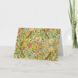 William Morris Golden Lily Vintage Pre-Raphaelite Kort