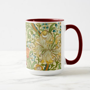 William Morris Golden Lily Vintage Pre-Raphaelite Mugg