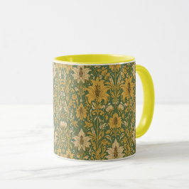 William Morris Golden Lily Vintage Pre-Raphaelite Mugg