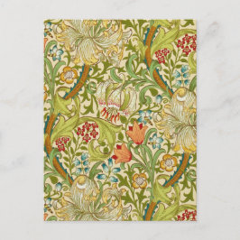 William Morris Golden Lily Vintage Pre-Raphaelite Vykort