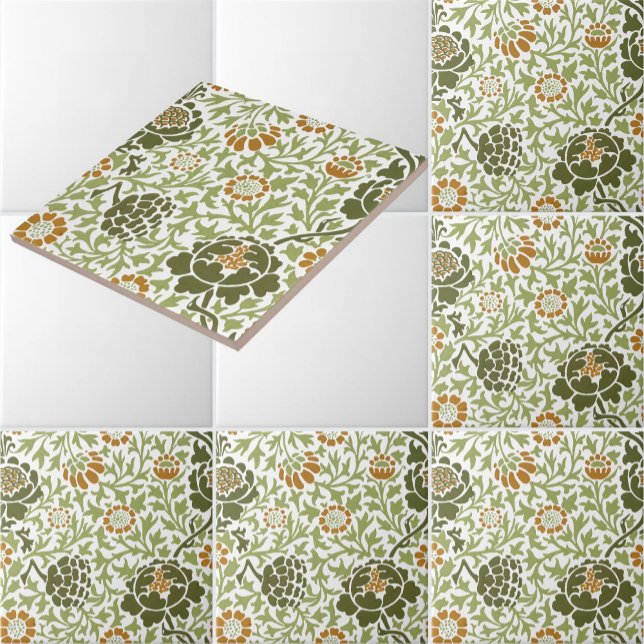William Morris Grafton Blommönster Kakelplatta (Skapare uppladdad)