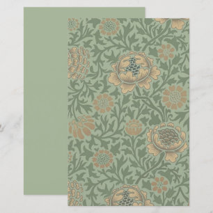 William Morris Grafton Blommönster Sälggrönt