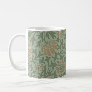 William Morris Grafton Blommönster Sälggrönt Kaffemugg