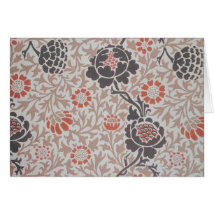 William Morris Grafton Botanic Art Design Hälsningskort