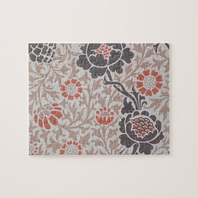 William Morris Grafton Botanic Art Design Pussel (Horisontell)