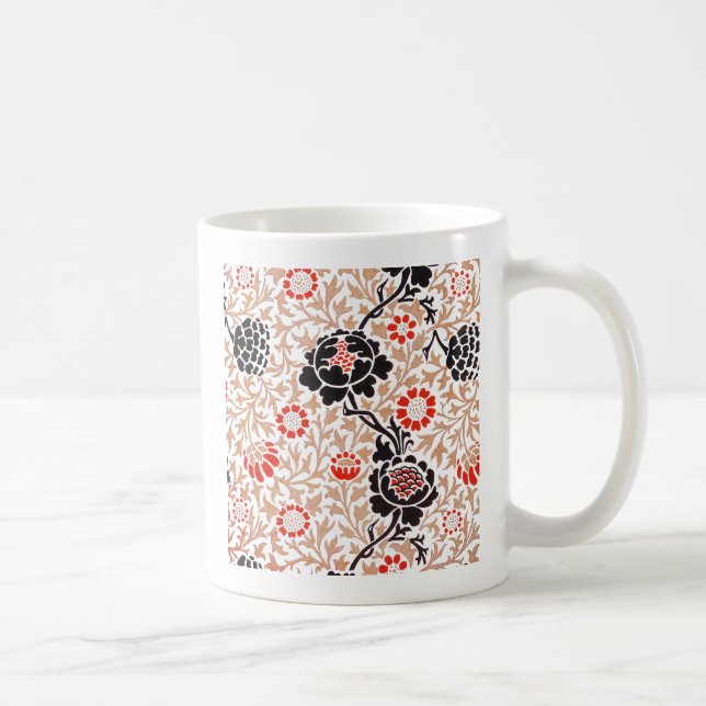 William Morris Grafton Botanisk Konst Design Kaffemugg (Höger)